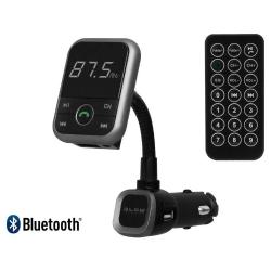 Prenosni FM-oddajnik Blow, 3v1, Bluetooth, polnilec, prostoročno telefoniranje, črn (74-142)