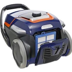 Zadnji del sesalnika Electrolux UltraOne z odprtim prostorom za HEPA filter in sistemom filtracije.