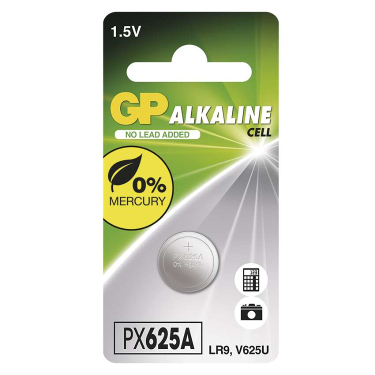 Baterija GP LR9 625AF, gumbna alkalna, 1 blister