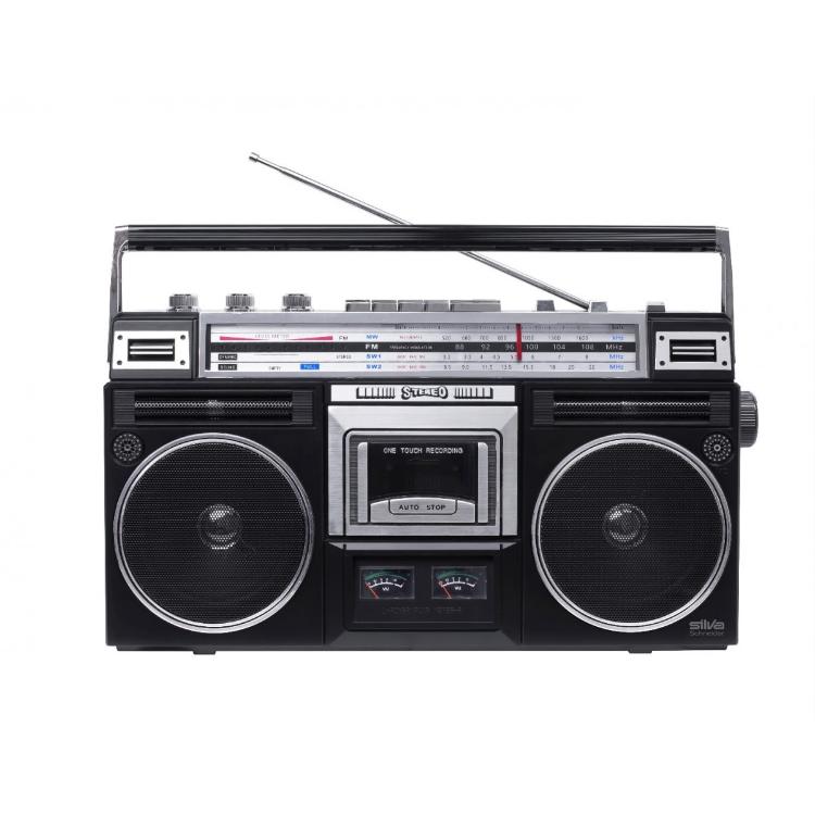 Radiokasetofon retro Silva Schneider PCR 1980BT