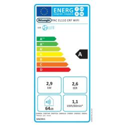 Prenosna klima De'Longhi EL110 E, 2,5KW_2