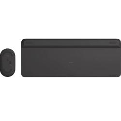 Komplet miške in tipkovnice Logitech MK470 Slim, grafitna