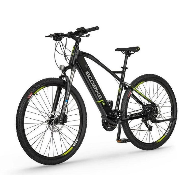 Električno kolo EcoBike SX5, 17,5 Ah, 630 Wh, črna