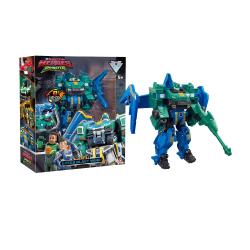 Transformirajoči robot Stego Blast Wing Quantum Heroes Dinoster z orožjem, v embalaži, primeren za otroke 5+.