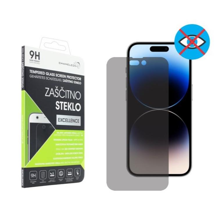 Zaščitno steklo Excellence za Apple iPhone 14 Pro, privacy Glass (0,30)