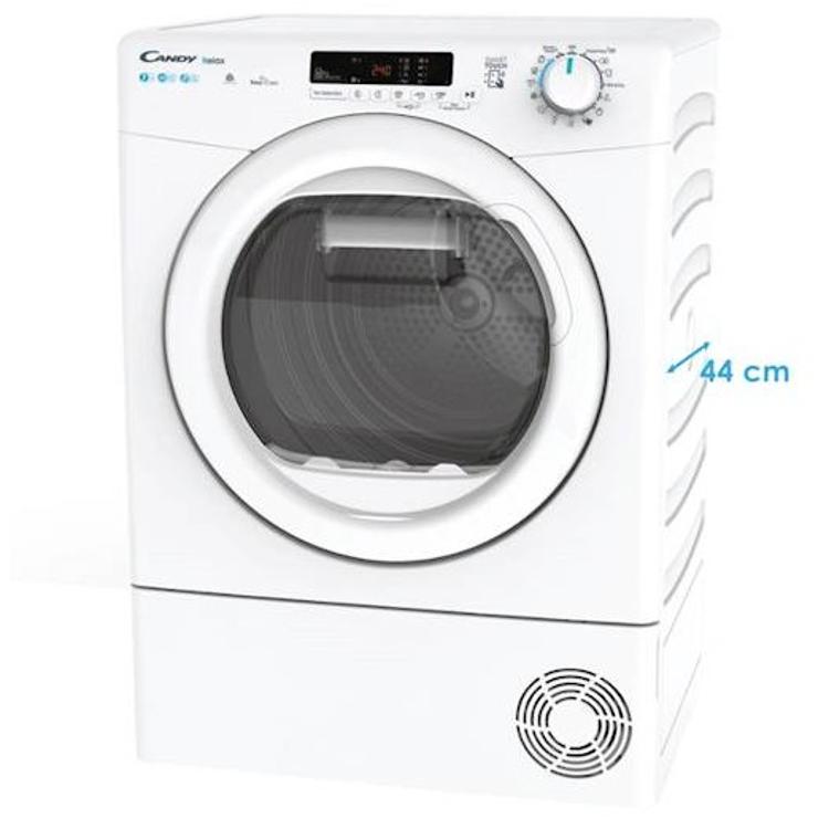 Sušilni stroj Candy CR4 H7A1DE-S, slim, 7 kg, A+