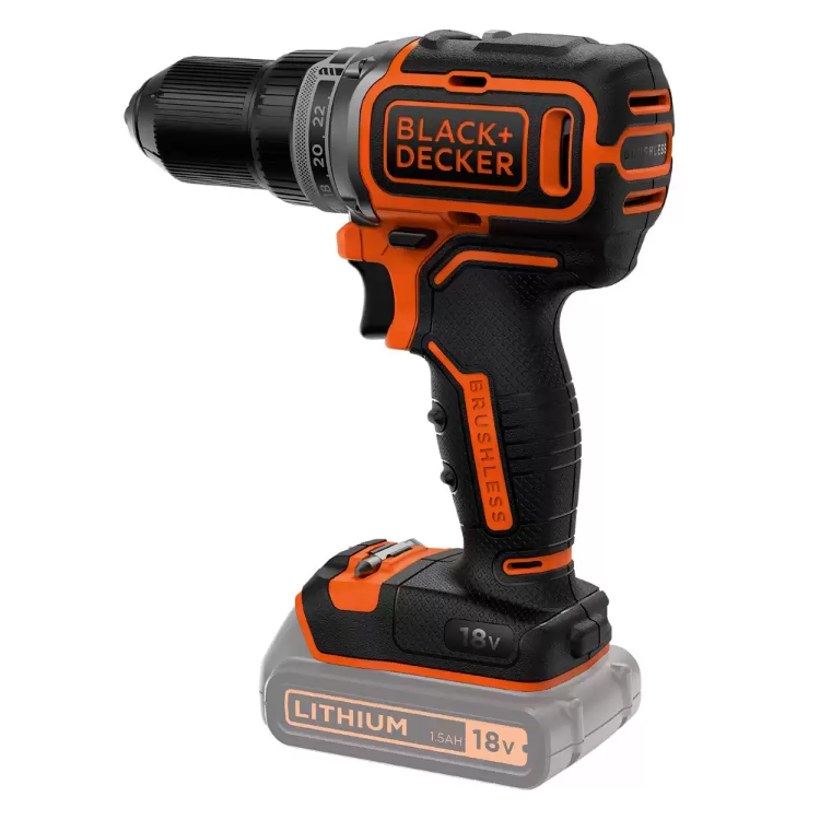 Akumulacijski vrtalnik/vijačnik Black+Decker BL186N, 18 V_1