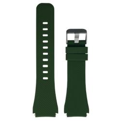Silikonski pašček Samsung Gear S3, 22 mm, temno zelen_1