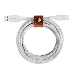 Podatkovno-polnilni kabel USB-C - USB-A, Belkin Boost charge, 1 m, bel_2