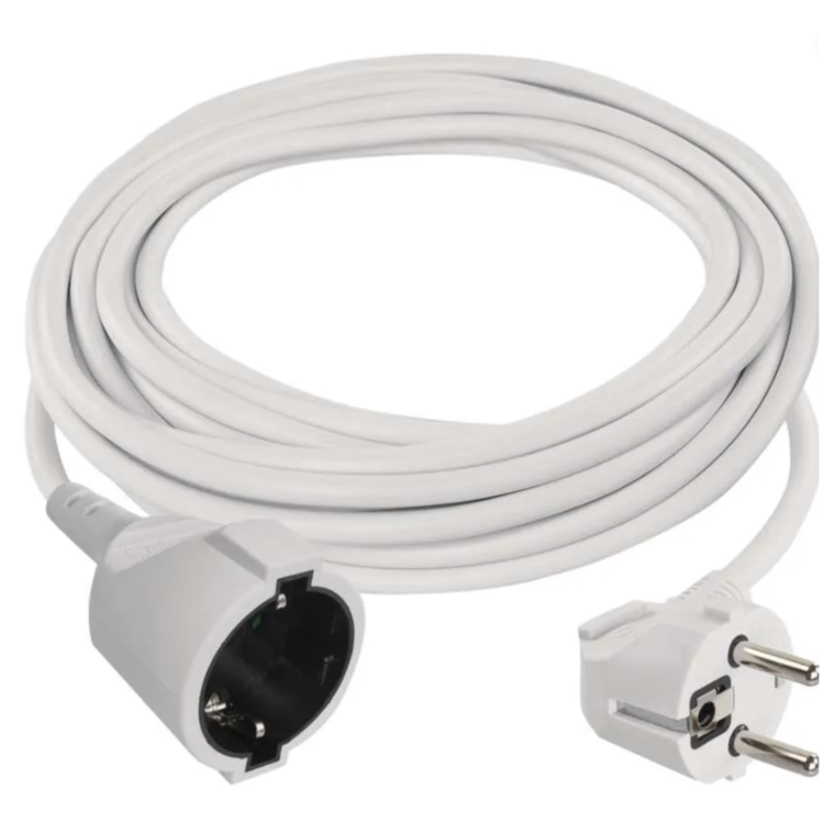 Podaljšek Emos 7 m / 1 vtičnica / beli / PVC / 1,5 mm2