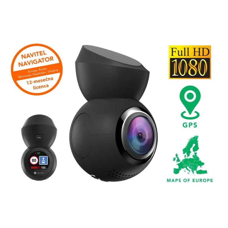 Avto kamera Navitel R1050, Full HD, 1,2", night vision, GPS