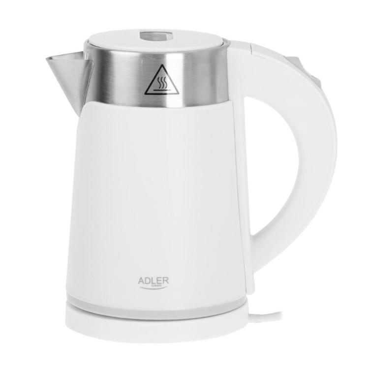 Električni grelnik vode Adler AD1372W 0,6 L, bel