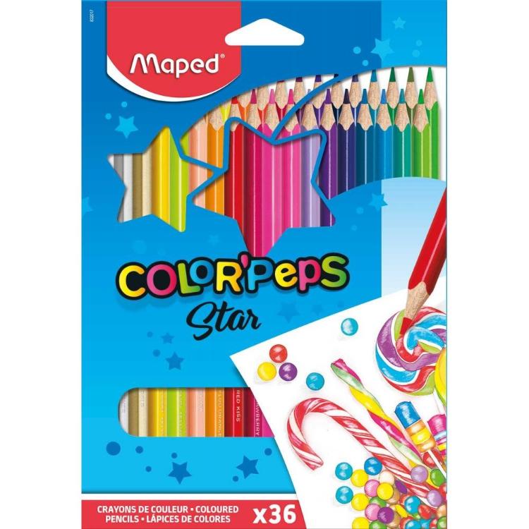 Barvice Maped Color'peps, 3 robe 36/1