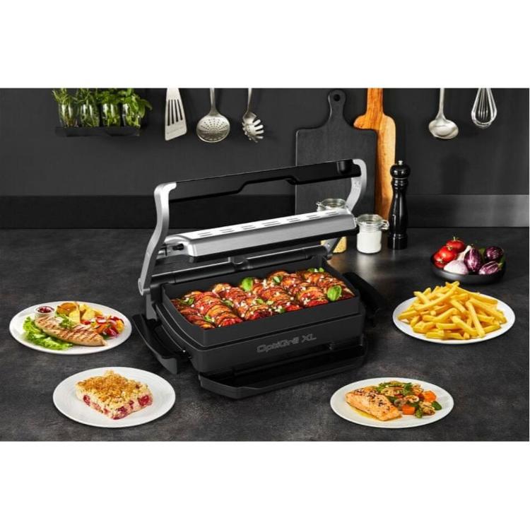 Namizni žar in pečica Tefal OptiGrill&Bake GC724D12, 2000 W