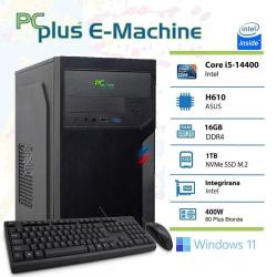 Namizni računalnik PCPLUS E-machine i5-14400 16GB 1TB NVMe SSD Windows 11