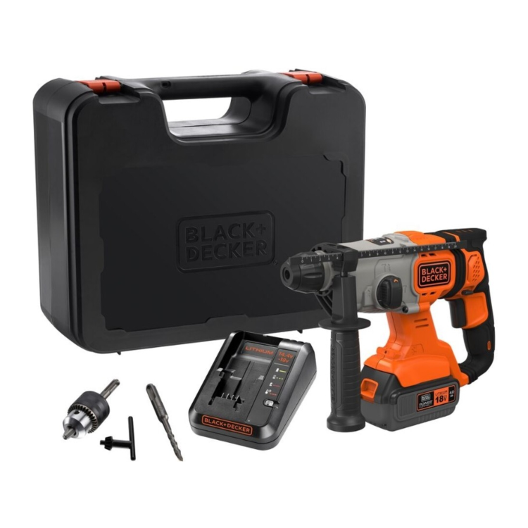 Akumulatorski udarni vrtalnik Black+Decker BCD900M1K 18 V, 4 Ah