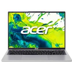 Sprednji pogled na Acer Aspire prenosnik z velikim zaslonom, tankimi robovi in numerično tipkovnico.