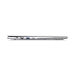 Pogled na drugo stran Acer Aspire prenosnika z dodatnimi priključki USB-C, USB-A in prezračevalnimi režami.