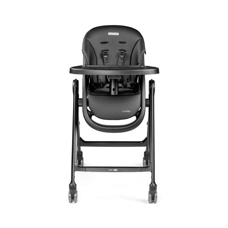 Stolček za hranjenje Peg Perego Living True Black