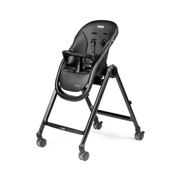 Stolček za hranjenje Peg Perego Living True Black