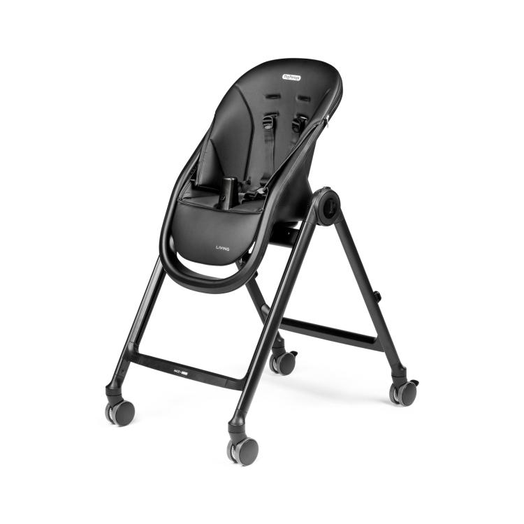 Stolček za hranjenje Peg Perego Living True Black
