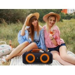 Prenosni zvočnik Manta Boombox SPK216 Bluetooth, USB/AUX/MP3/, Radio FM, IPX5-4