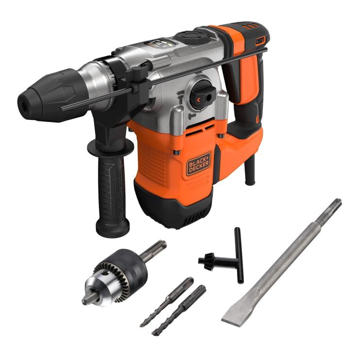 Elektropnevmatsko kladivo Black+Decker BEHS03K, 1250 W SDS+