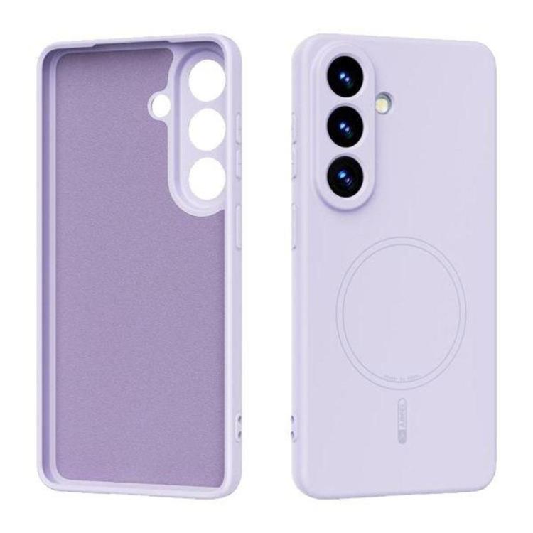 Vijoličen TPU magnetni ovitek za Samsung Galaxy, trojna kamera, tanek dizajn, zadnji magnetni krog za polnjenje, CHA blagovna znamka.