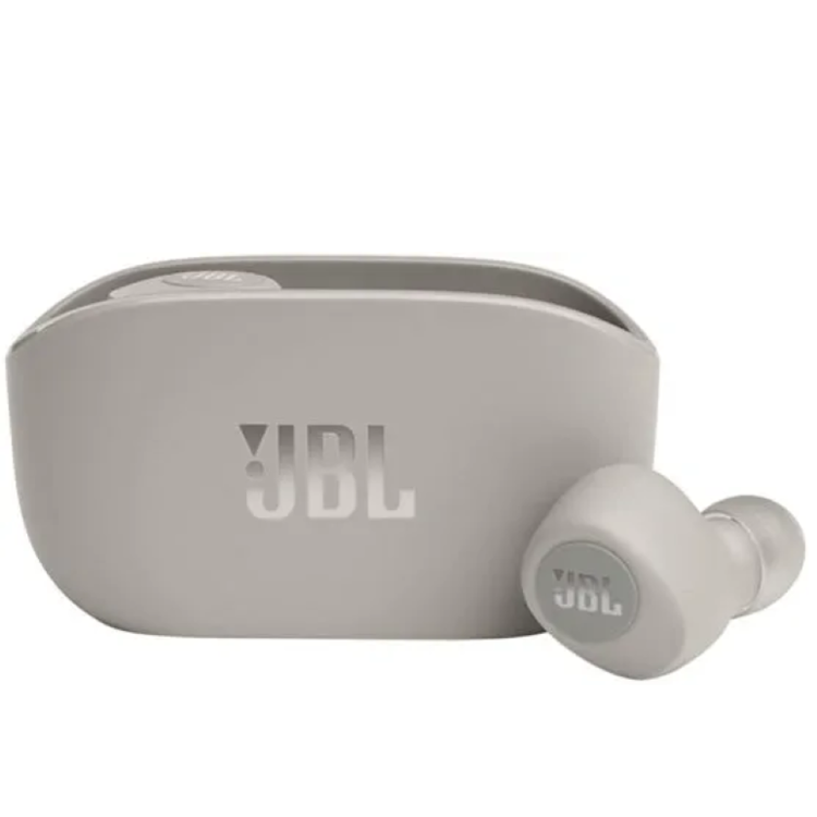JBL slušalke Wave 100TWS, bež
