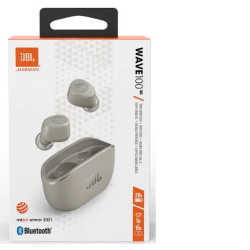 JBL slušalke Wave 100TWS, bež-10