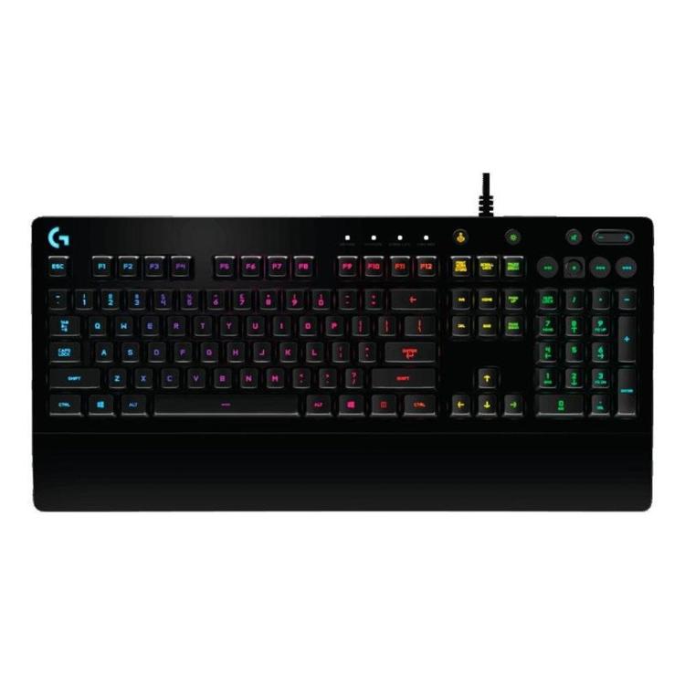 Tipkovnica Logitech G213 Prodigy, RGB, črna