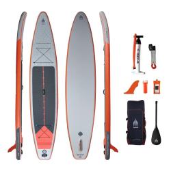 Napihljiva SUP deska Shark Touring, 12.6 x 30 x 5, komplet z delno karbonskim veslom