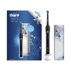 Električna zobna ščetka Oral-B Pro 1 750, Design Edition, črna + potovalni etui_2