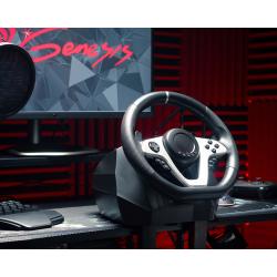 Igralni volan GENESIS SEABORG 400, PC/PS4/PS3/Nintendo Switch/XBOX One/XBOX 360, vibriranje, F1 prestave, nastavljivo vrtenje_2
