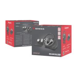 Igralni volan GENESIS SEABORG 400, PC/PS4/PS3/Nintendo Switch/XBOX One/XBOX 360, vibriranje, F1 prestave, nastavljivo vrtenje_8