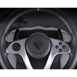 Igralni volan GENESIS SEABORG 400, PC/PS4/PS3/Nintendo Switch/XBOX One/XBOX 360, vibriranje, F1 prestave, nastavljivo vrtenje_3