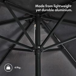 Senčnik VonHaus UV30+črn, 2,7 m