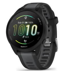 Pametna ura Garmin Forerunner 165, črn/skrilasto siv
