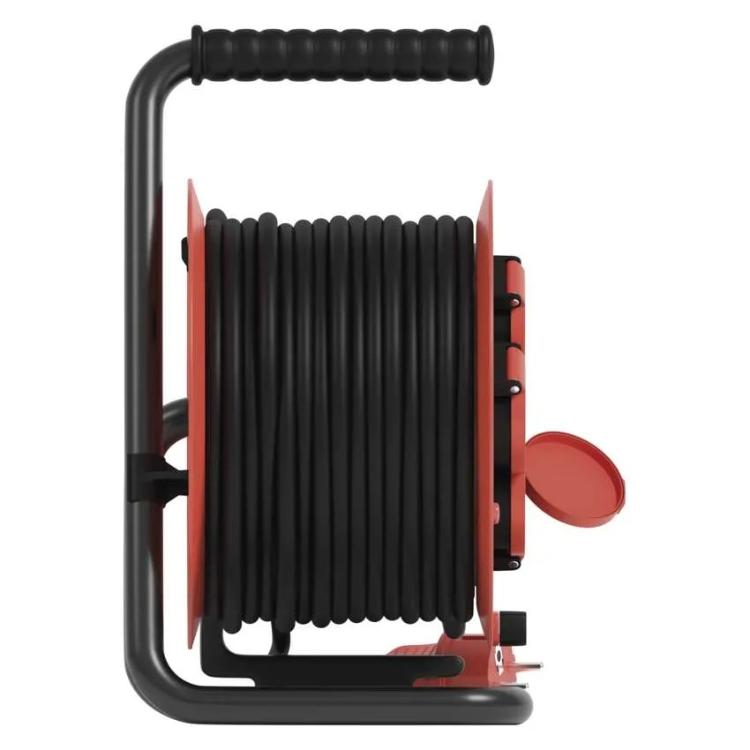 Zunanji kolutni podaljšek Emos 25 m / 4 vtičnice / 230V/400V / 1,0 mm2