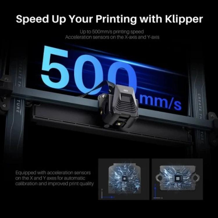 3D FDM tiskalnik Elegoo Neptune 4 PLUS 500mm/s, 320*320*385mm, 11x11 leveling