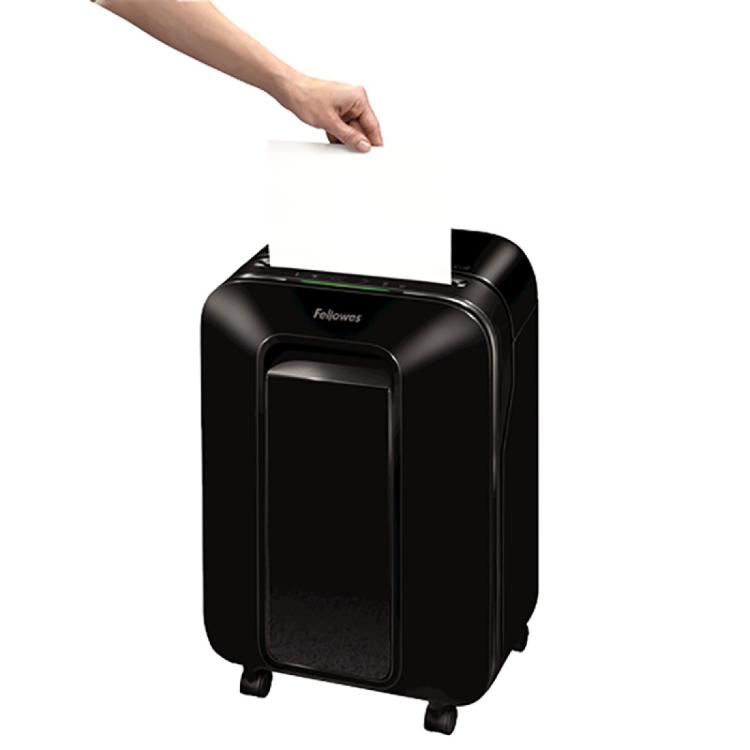 FELLOWES Powershred LX201 Micro-Cut, črn