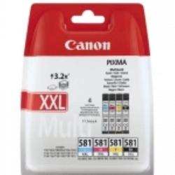 Črnilo Canon komplet CLI-581 Pixma / CyanN XXL, Magenta XXL, Rumena XXL, Črna XXL