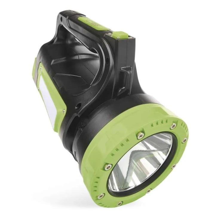 Polnilna LED delovna svetilka, 850 lm, zelena
