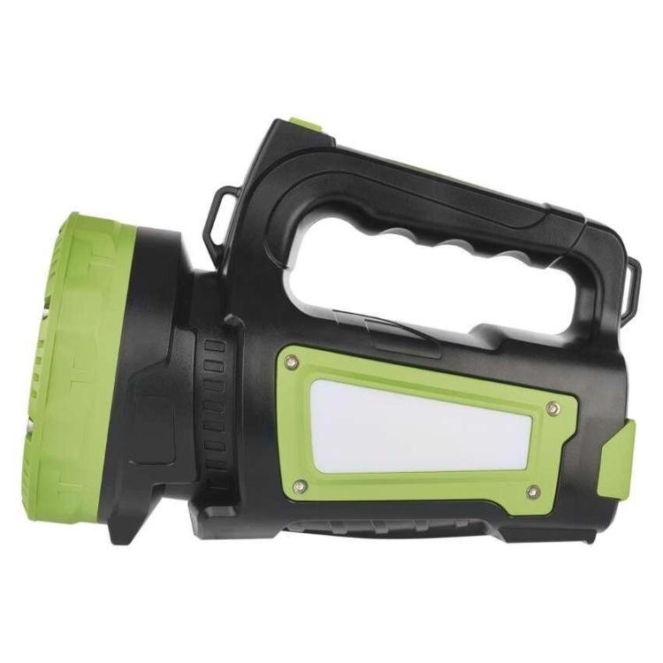 Polnilna LED delovna svetilka, 850 lm, zelena