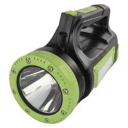 Polnilna LED delovna svetilka, 850 lm, zelena