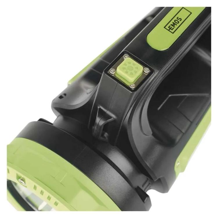 Polnilna LED delovna svetilka, 850 lm, zelena