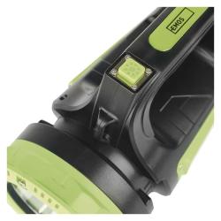 Polnilna LED delovna svetilka, 850 lm, zelena