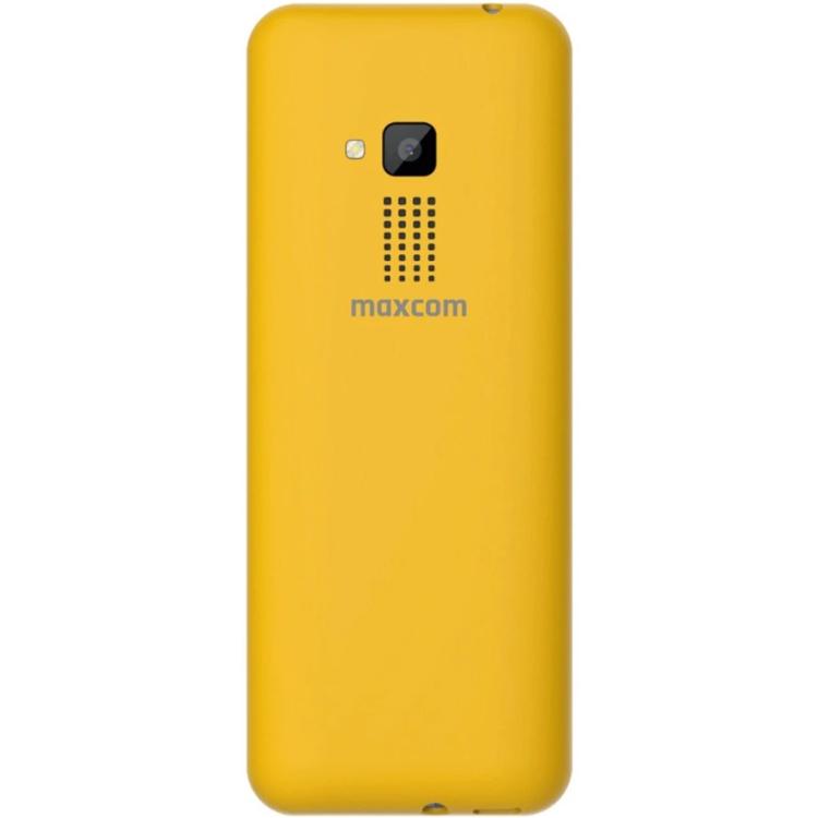 Klasični mobilni telefon Maxcom MM139, rumen