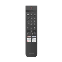 Philips daljinski upravljalnik za pametni televizor z numerično tipkovnico, namenskimi gumbi za Netflix, Prime Video, Disney+, YouTube in hitrim dostopom do aplikacij ter funkcije Ambilight.