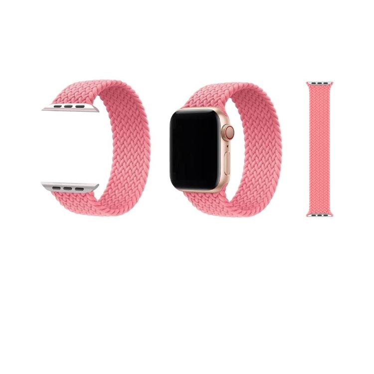 Najlonski pašček Chic (vel.S) za Apple Watch (42/44/45 mm), roza, dolžina 15 cm_1